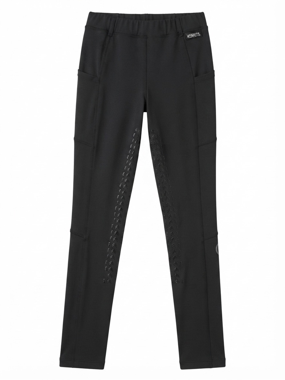 Kerrits Equestrian Girls Black Performance Horse Riding Tights Pants XL